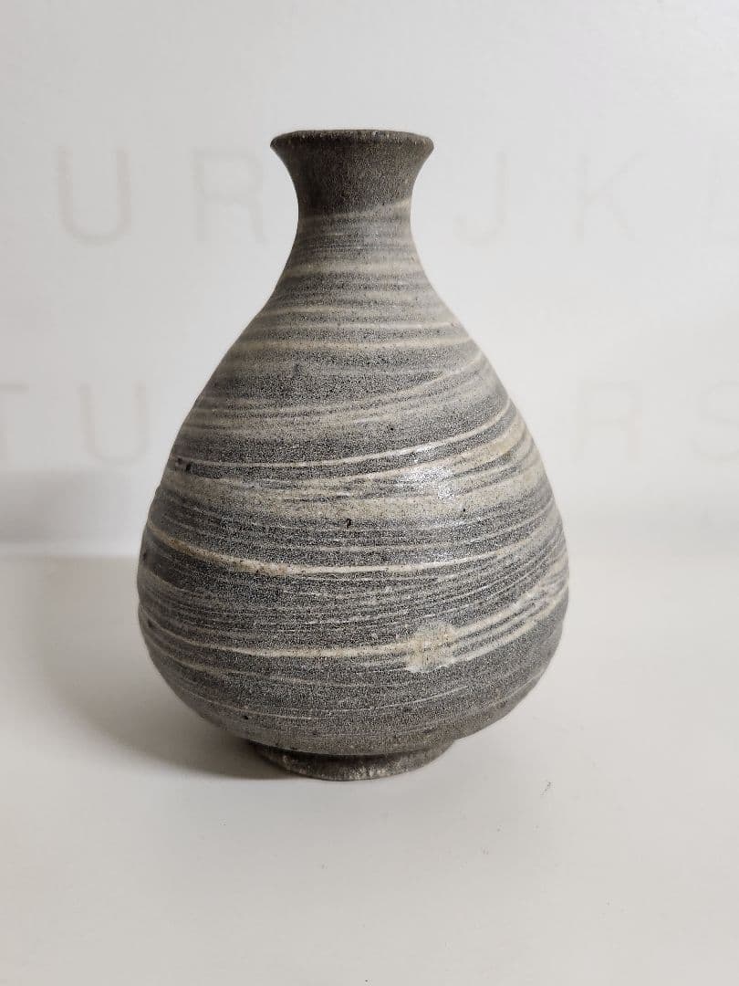 李朝　刷毛目徳利　徳利　酒器　一輪挿し　花器