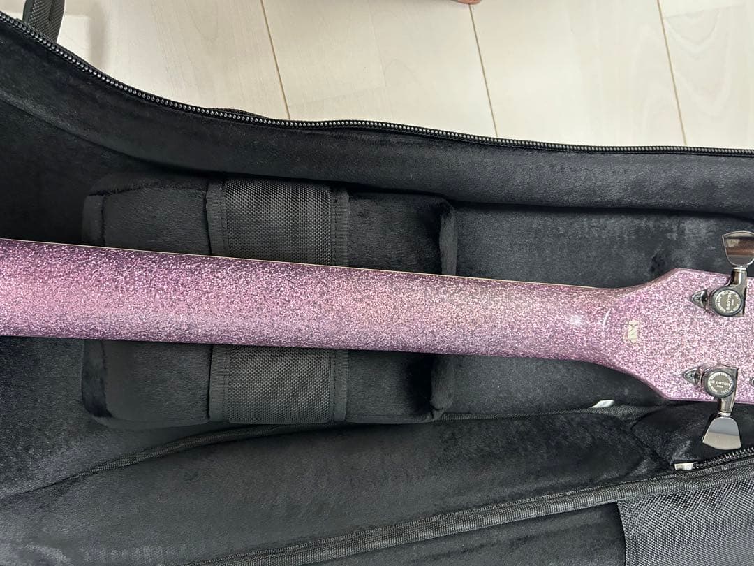 E-II EC DB purple sparkle ピックアップ　Fishman