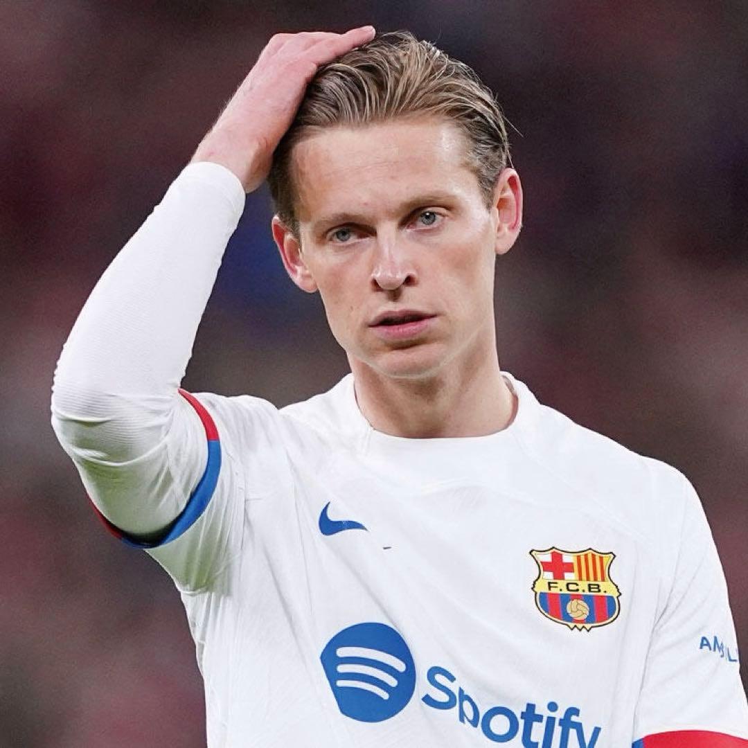 【貴重/正規品】バルセロナ　フレンキーデヨング　アウェイ　ユニフォーム