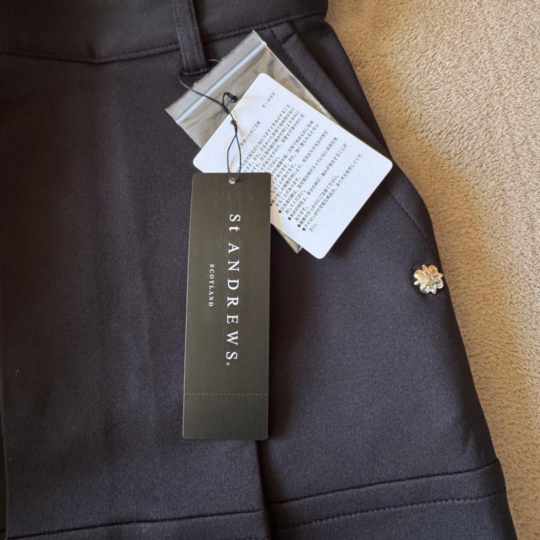 最終価格【セントアンドリュース】新品未使用ブラックフレアスカート