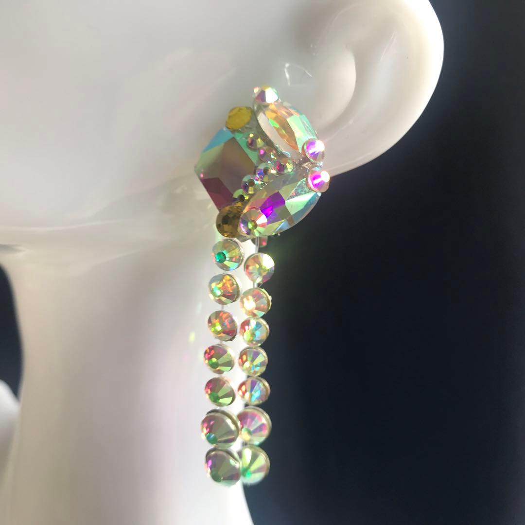 揺れるフロントのネックレス＆イヤリング　社交ダンス☆ベリーダンス