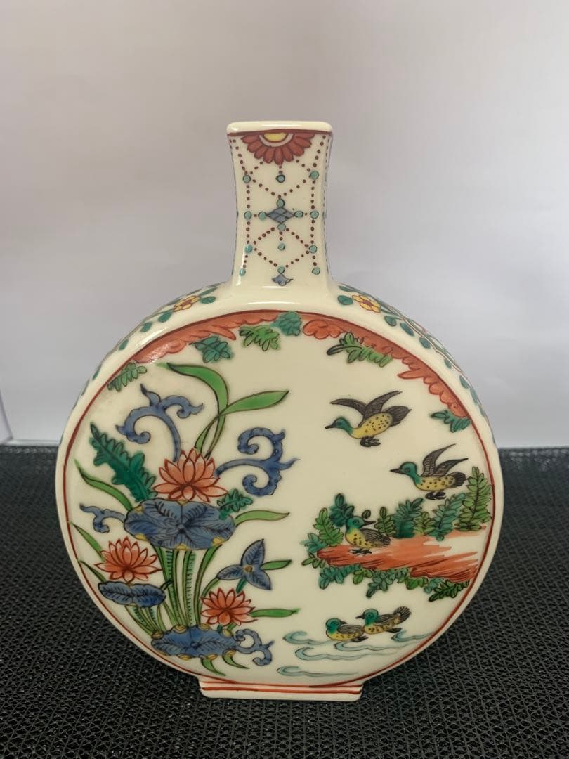 時代物　在銘　万曆 壺型　花入　送料込み