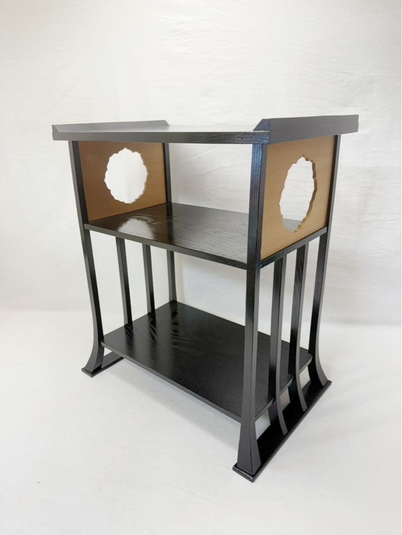 ほぼ未使用 茶道具 醒心庵 醒心好 八柱棚 煎茶道具 茶の湯道具 飾棚 茶棚共箱