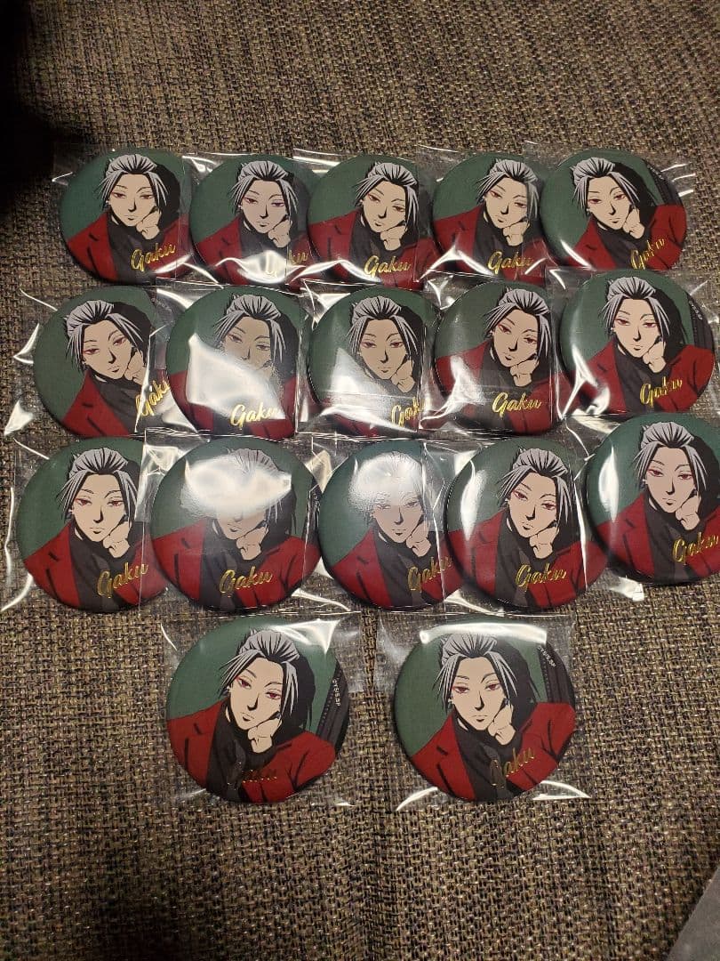 sakamoto days 楽　箔押し缶バッジ　Chair　PLAZA　17個