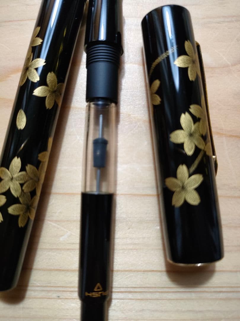 NAMIKI PILOT 18K 万年筆 桜　蒔絵　沈金