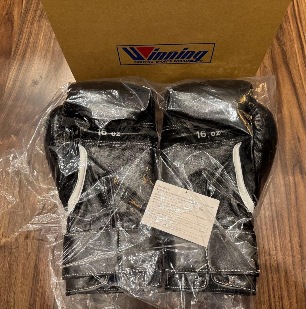 新品winning ウイニング 16oz ボクシンググローブ　正規品　箱付き