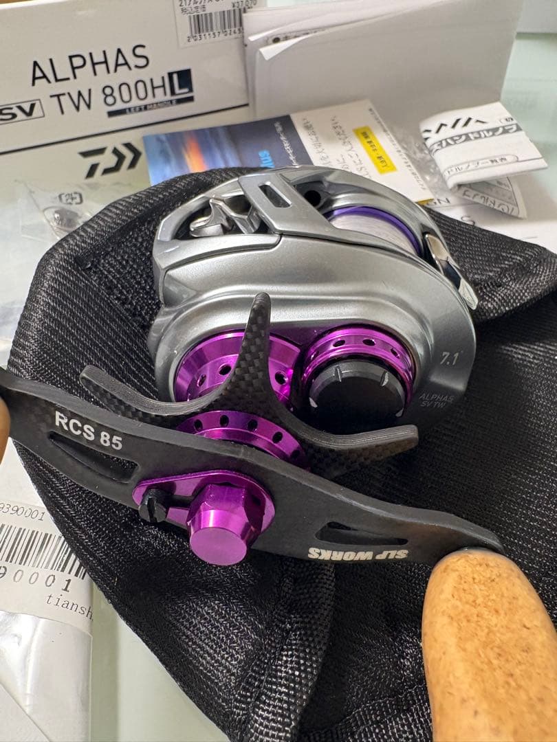 ALPHAS SV TW 800HL ベイトリール