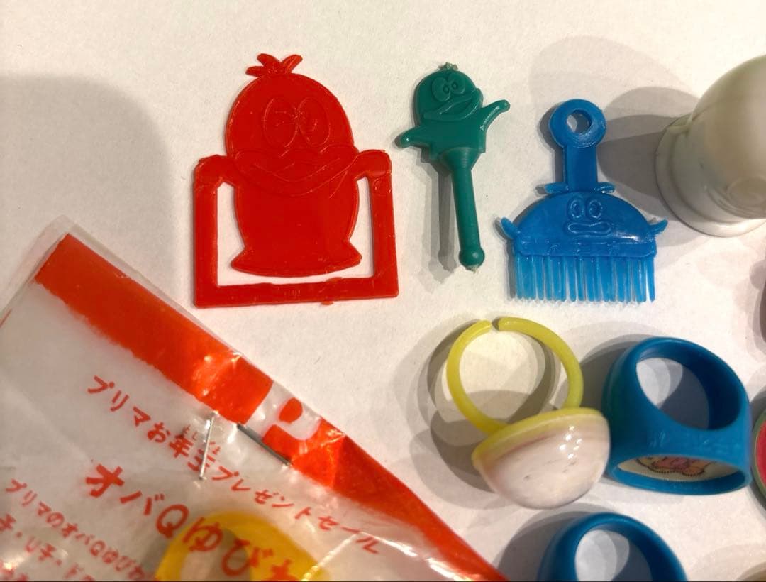 u*5様 昭和レトロ　グリコ　おまけ　1960〜70年代　オバQセット　オバケの