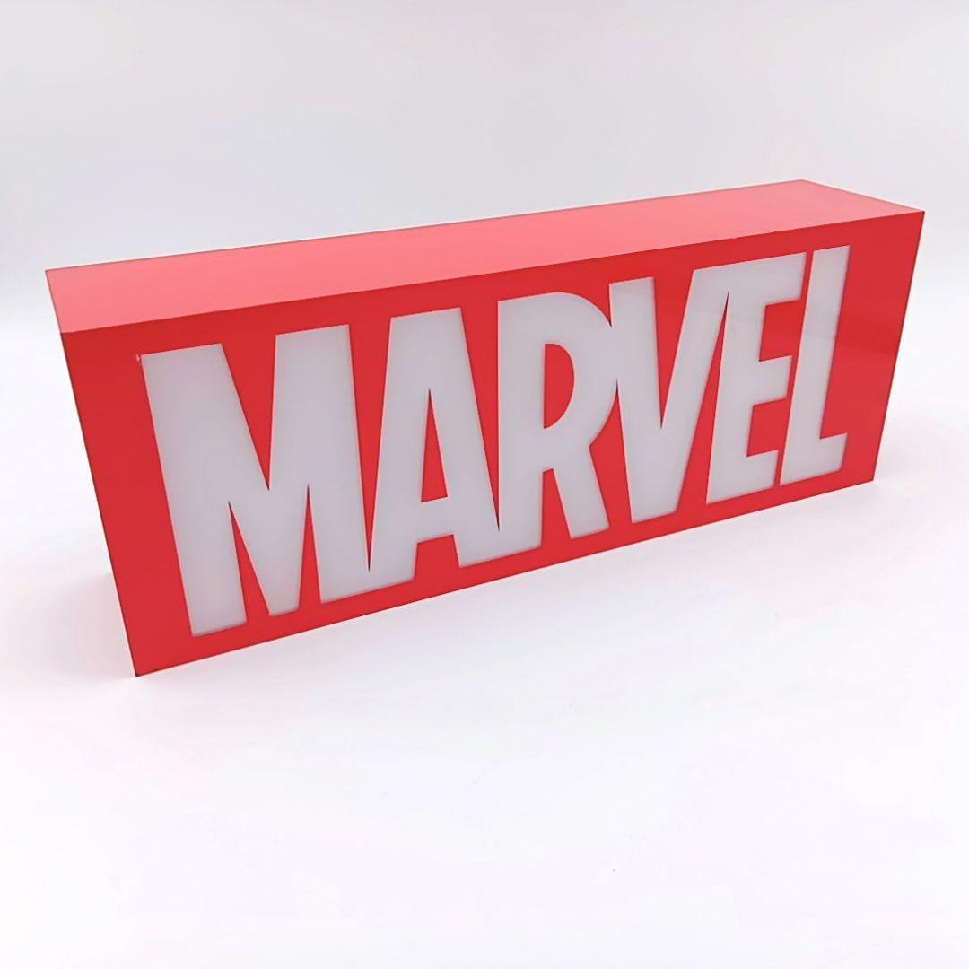 【10周年記念】 マーベル marvel ロゴライトボックス ホットトイズ