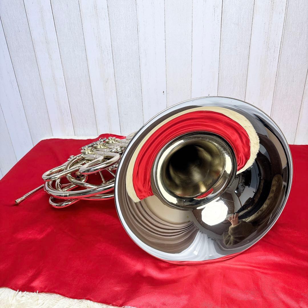 C.G.CONN コーン フルダブルホルン マウスピース付き