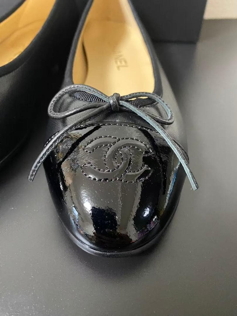 ココマーク　バレリーナ　フラットシューズ　パンプス　美品 37