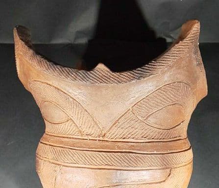 縄文深鉢形土器レプリカ/宮城県川崎町若林山遺跡