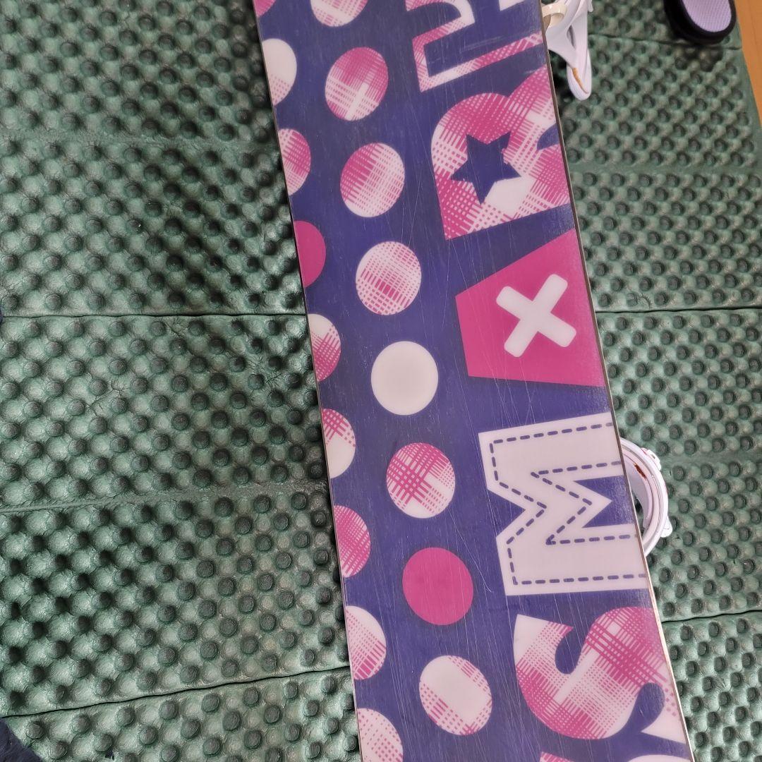 Kissmark 　レディース スノーボード 2点セット 138cm リーシュ付