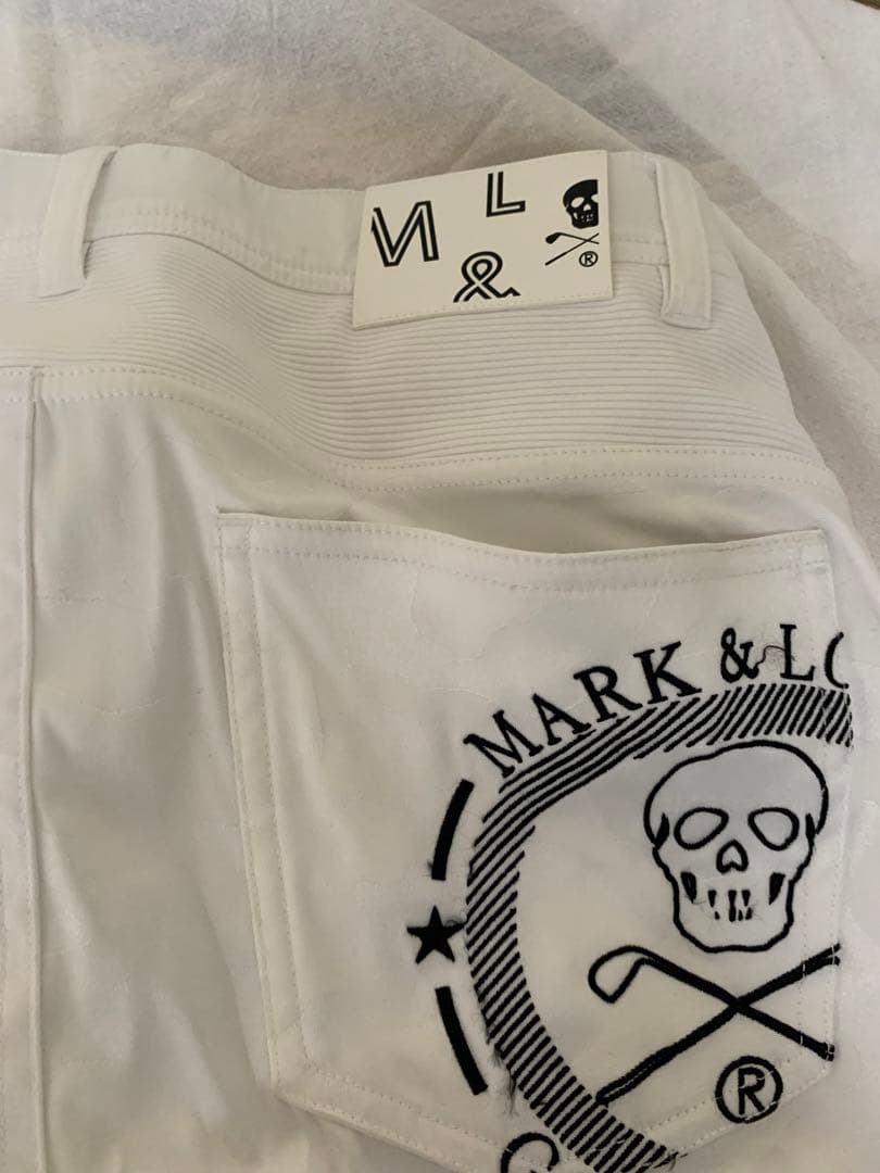 マークアンドロナ　44 ホワイト　パンツ