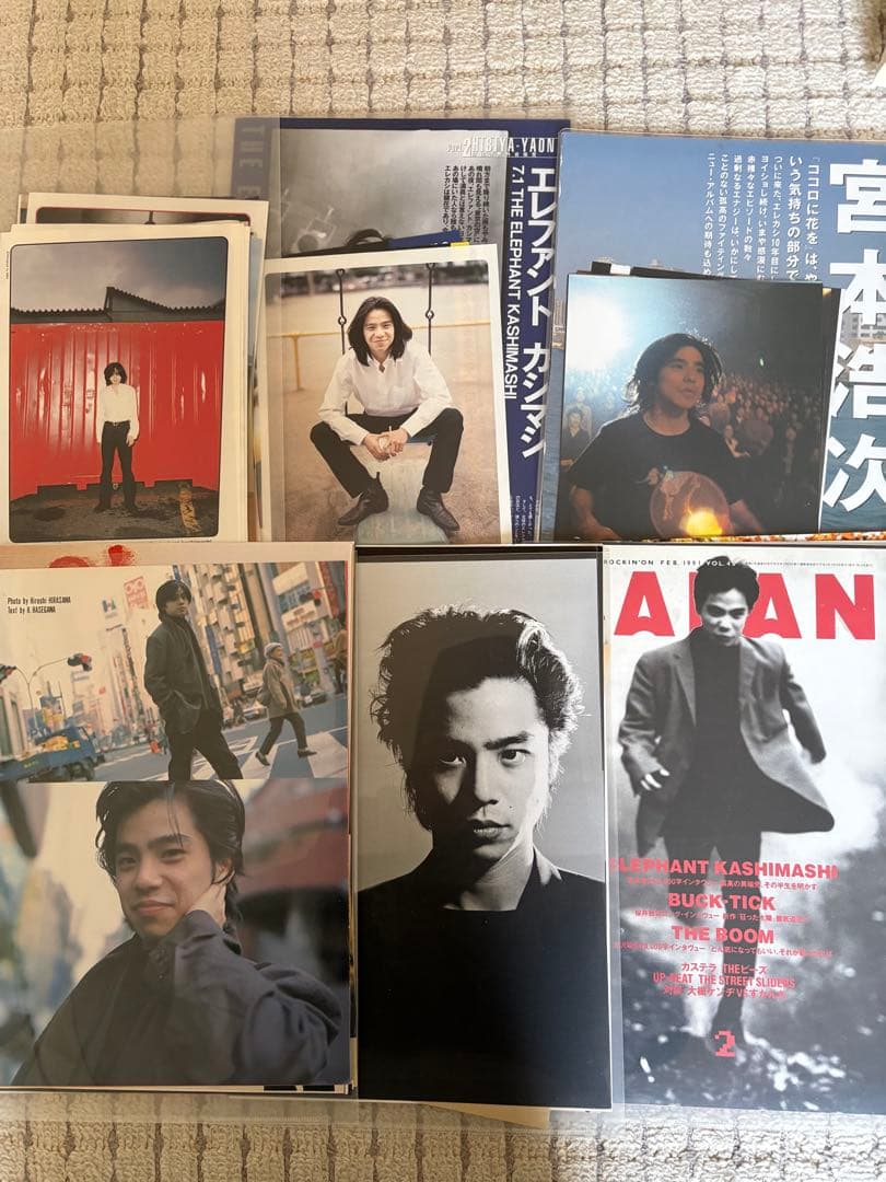 エレファントカシマシ 宮本浩次　切り抜き 約８０枚ぐらい