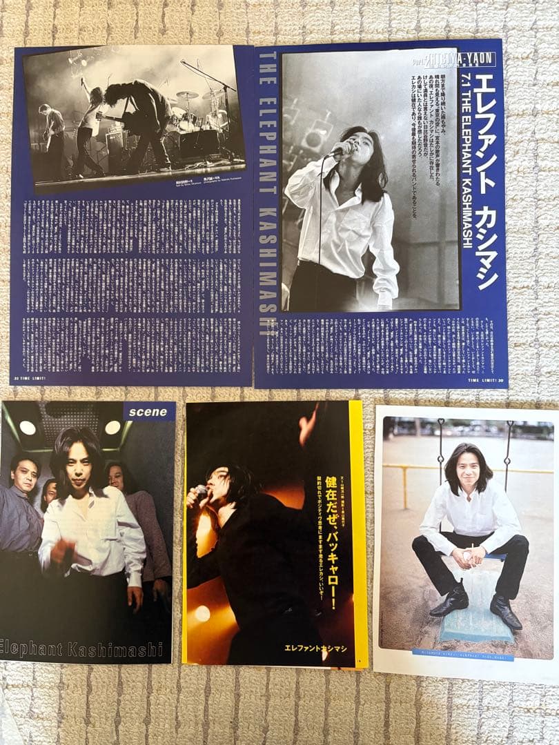 エレファントカシマシ 宮本浩次　切り抜き 約８０枚ぐらい