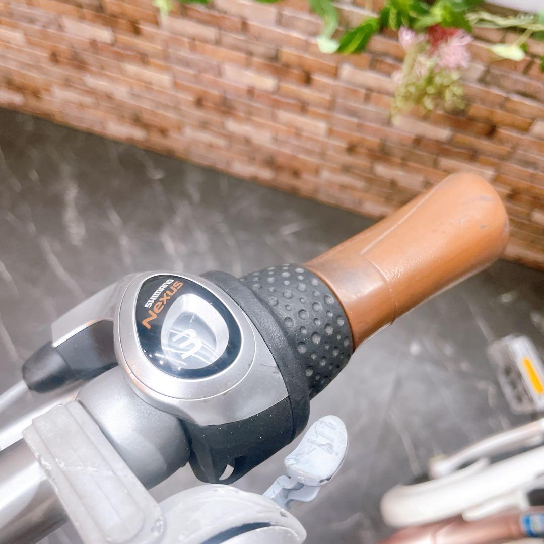 【79】電動自転車 Panasonic 薄ピンク 24インチ