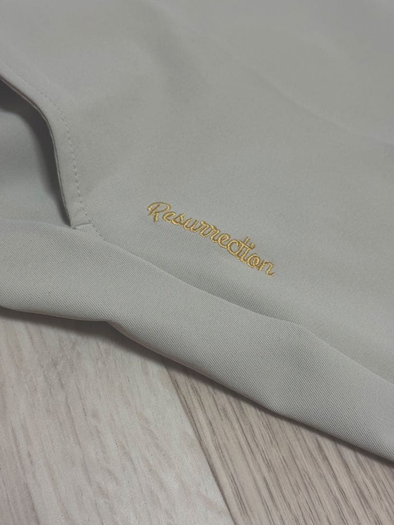 Resurrection ベージュ ゴルフパンツ　レザレクション