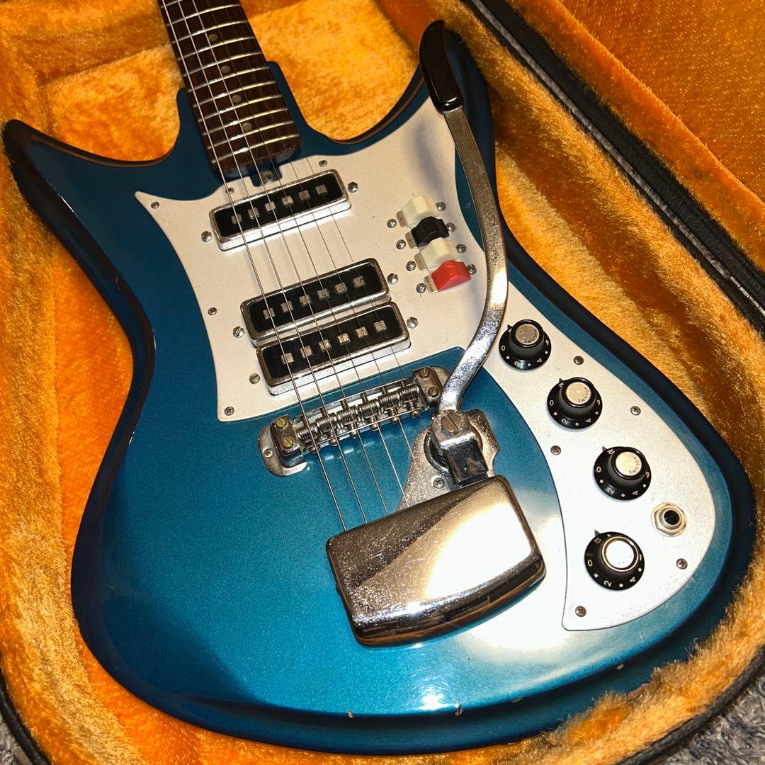 Teisco 60's Model K-3L -Blue- ビザールギター