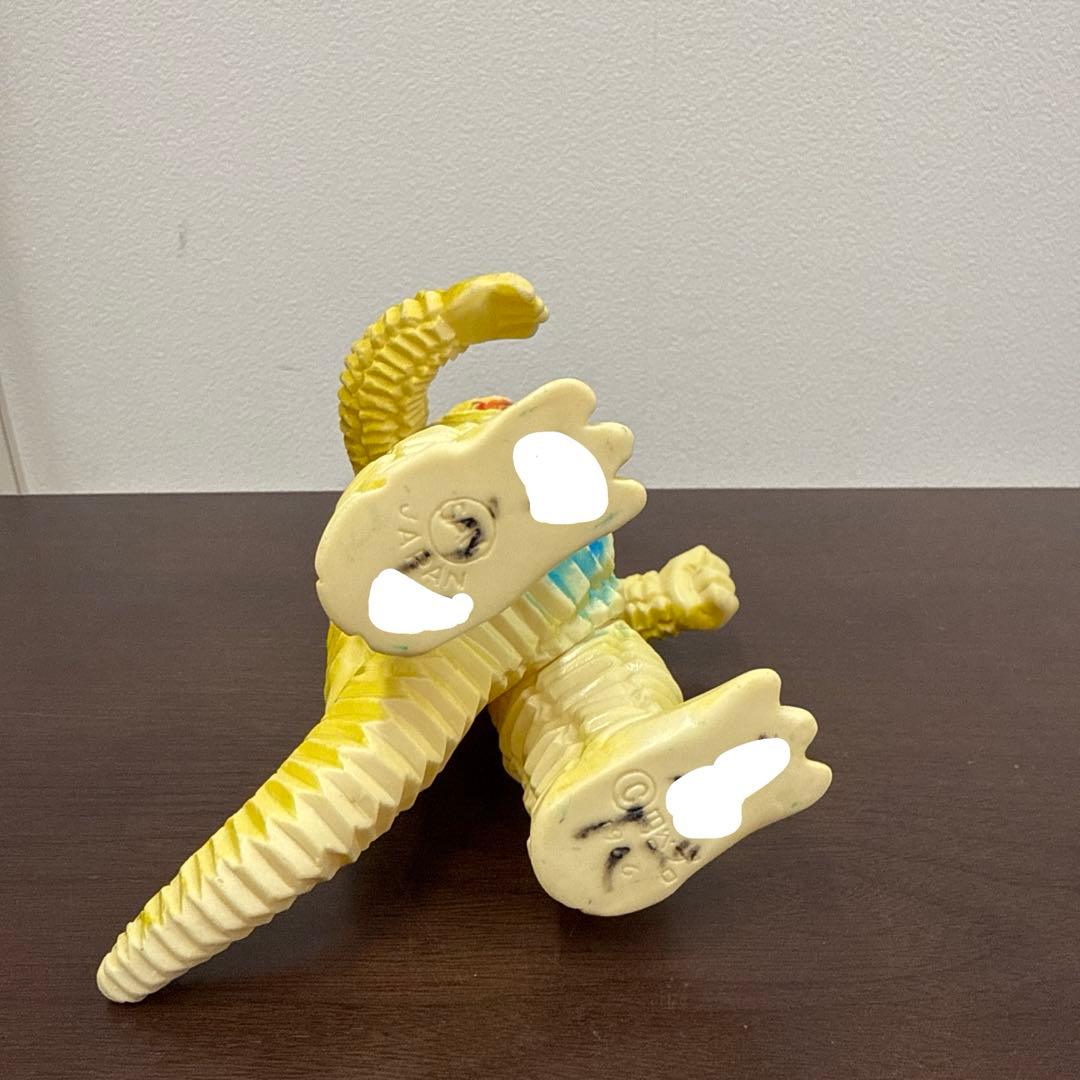 当時物　マルサン　怪獣　レッドキング　ソフビ