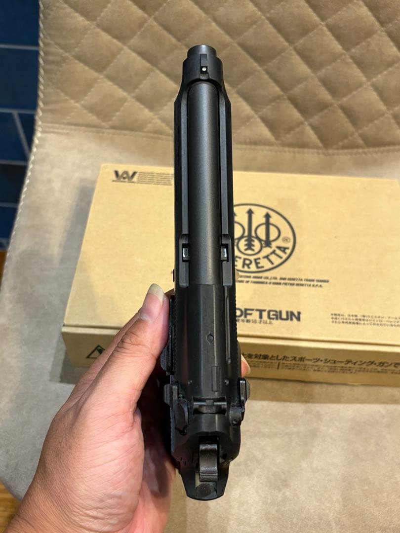 ※ジャンク ウェスタンアームズ ベレッタM92FS カーボンブラック HW