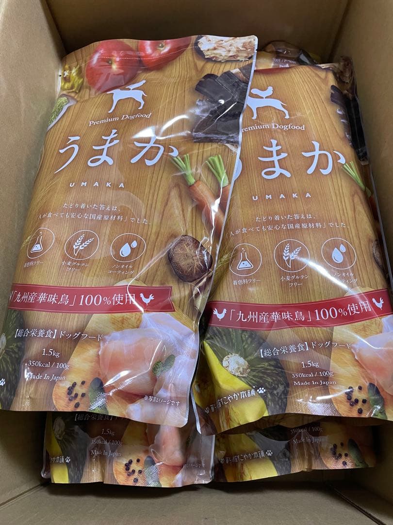 うまかドッグフード 1.5kg×6袋