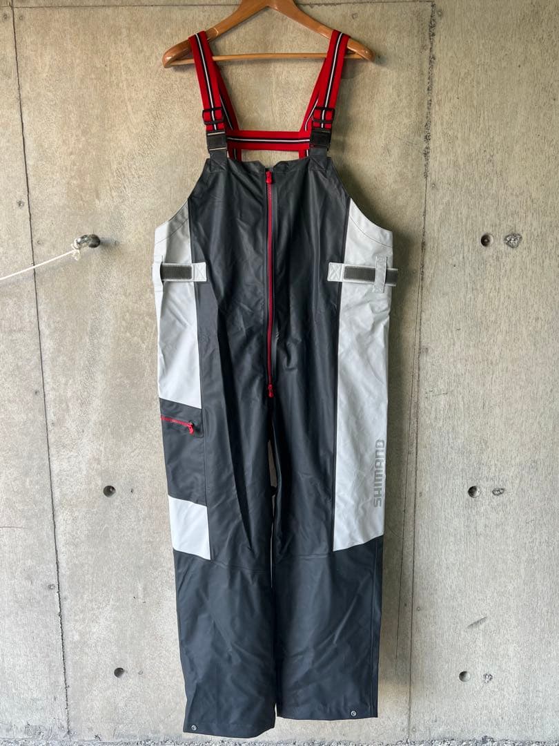 SHIMANO シマノ 防水サロペット XL