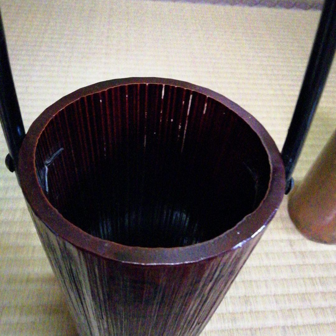 9代宗哲作　手付通い筒