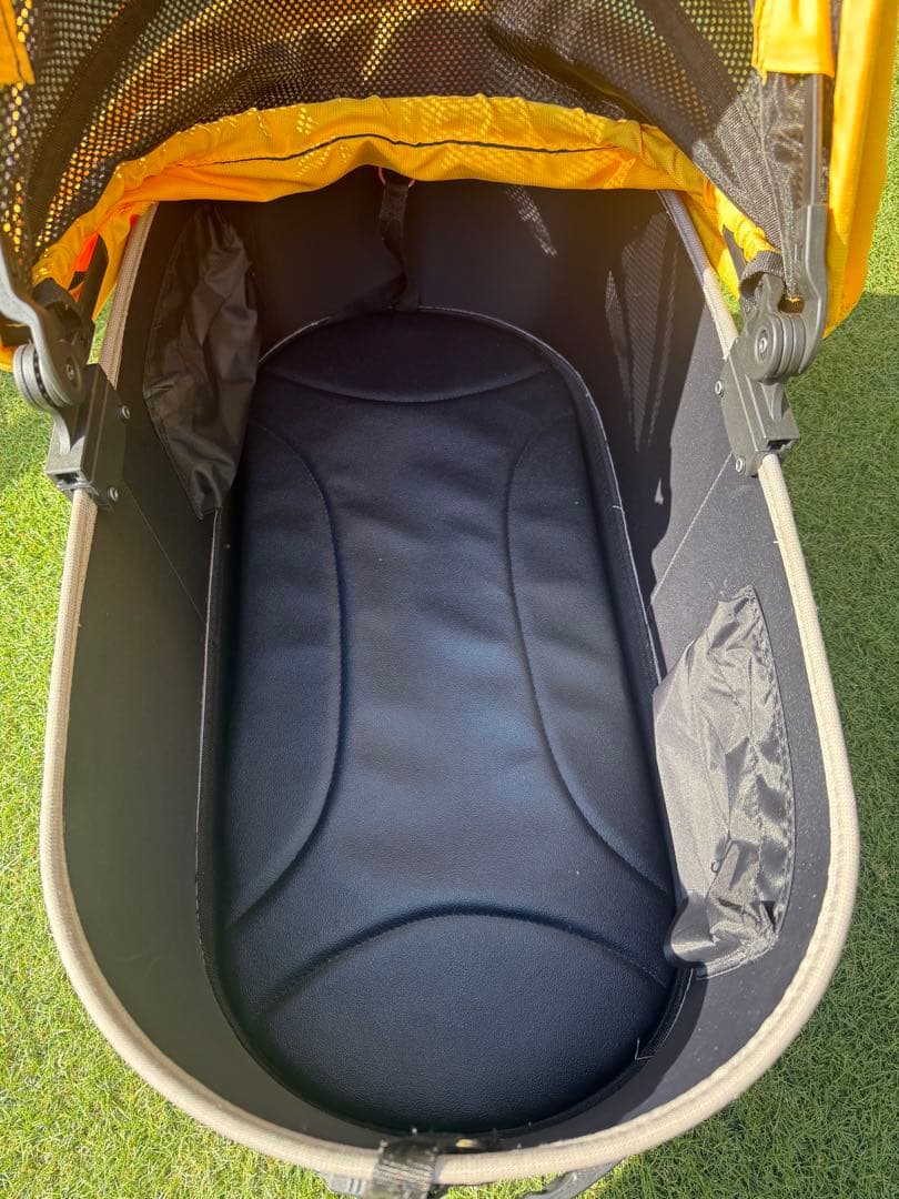 AIRBUGGY DOME3 ラージサイズ　イエロー/グレー