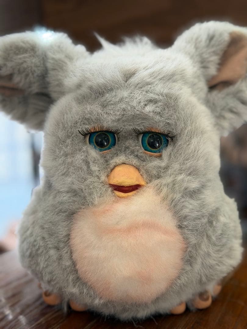 【稼働品】ファービー2 クラウディピーチ ブルー目 ドイツ語 2005