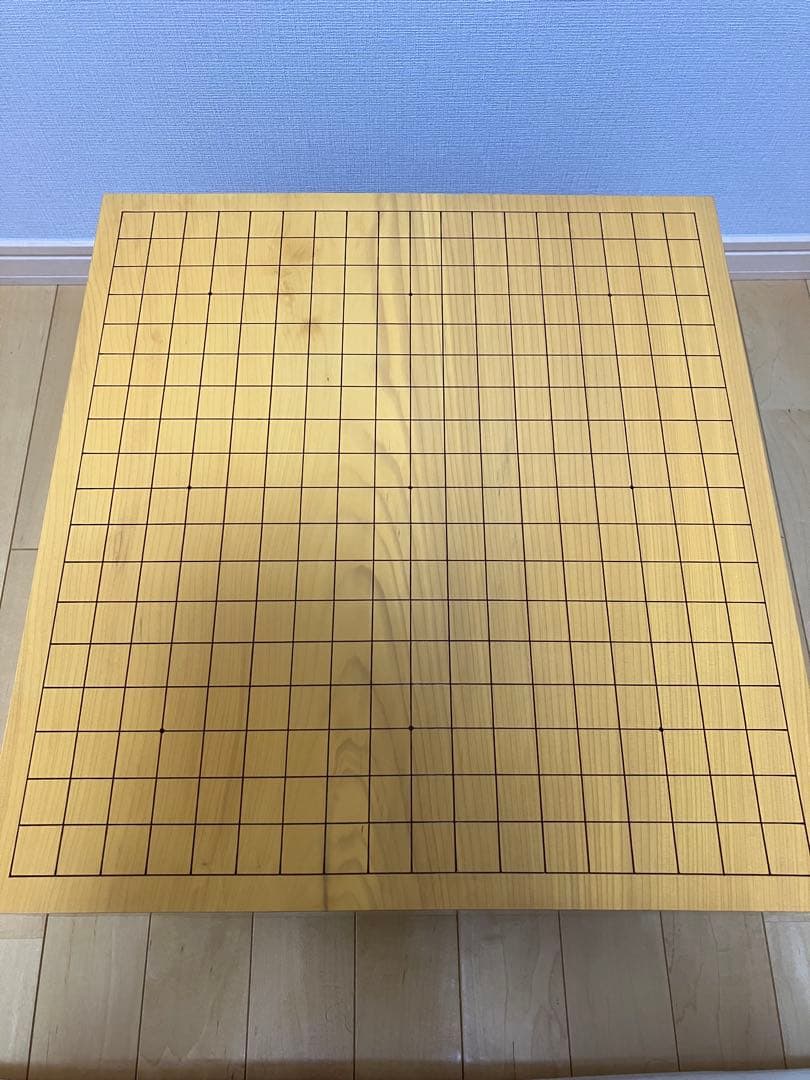 【高級】国産本榧 脚付き囲碁盤 蛤碁石セット付 桐箱・布付き ⭐︎美品⭐︎