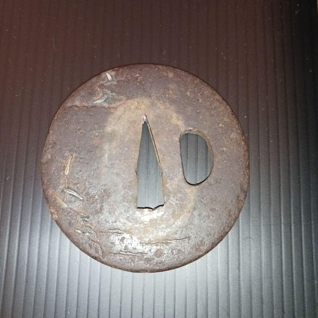 刀装具　鍔銘有り　ハバキ　切羽　拵え　目貫　柄　寛文時代