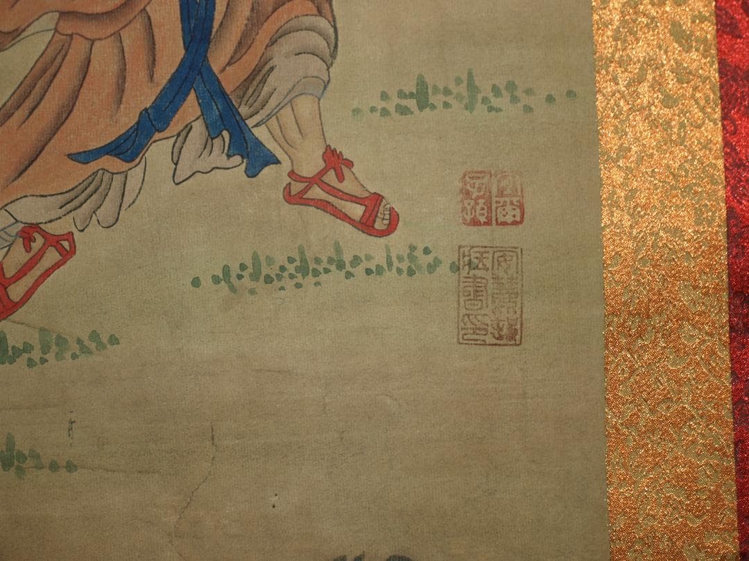 民間仕入れ品　　北宋　武宗元作　肉筆美女図 吴炳 BD317A12-2