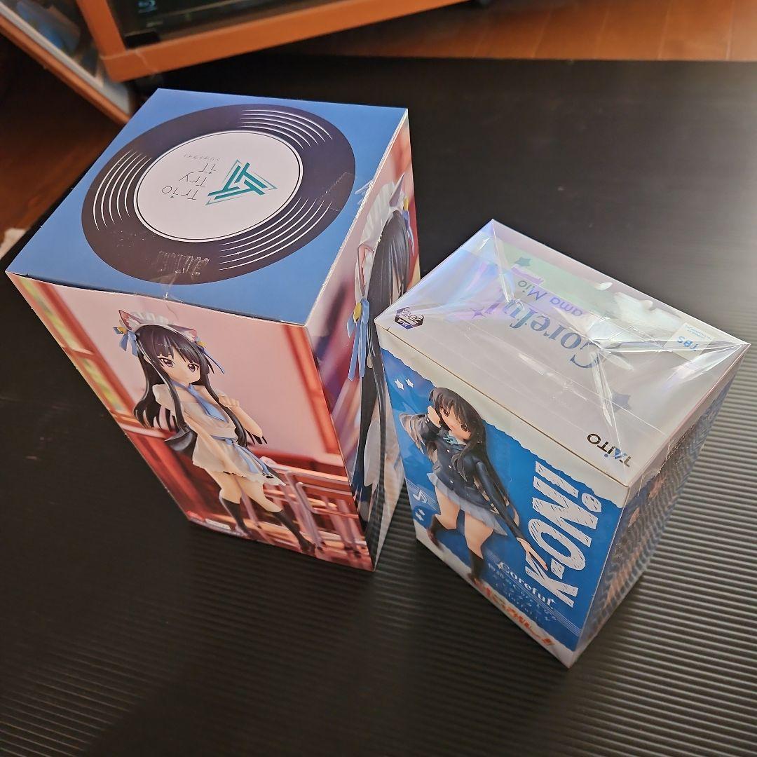 未開封❕けいおん! フィギュア　　秋山澪　　　2点