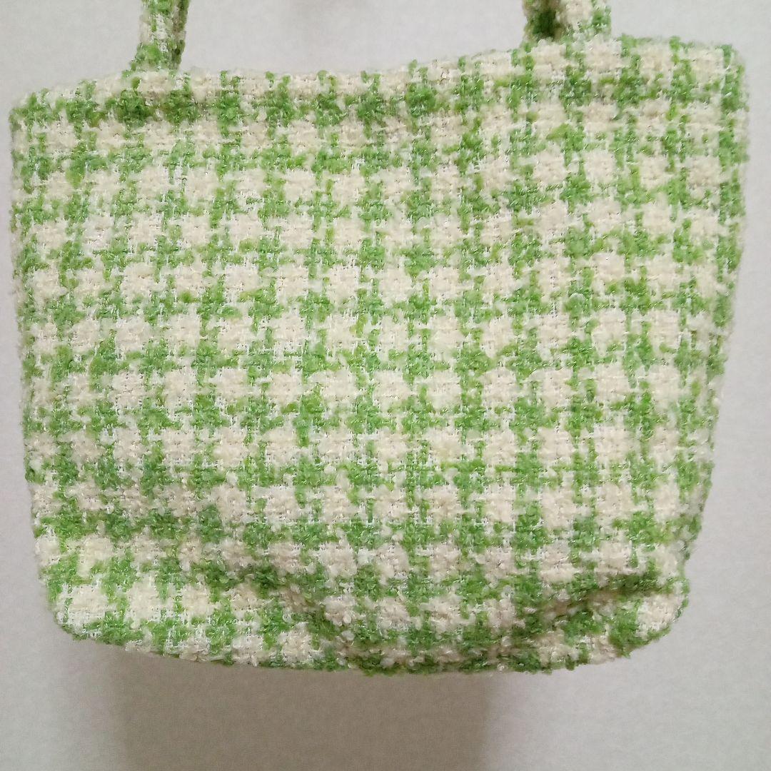 【未使用】CHANEL 非売品ノベルティ　　　　黄緑 　トートバッグ