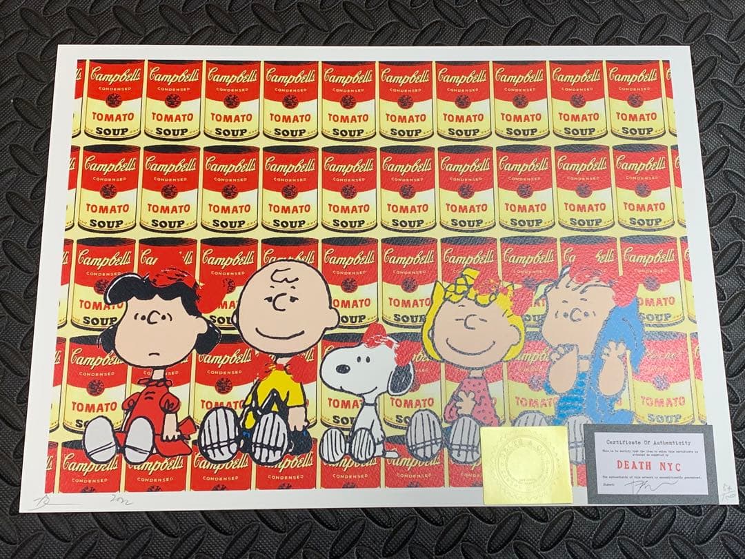 売約済! DEATHNYC  世界限定100枚 バンクシー スープ缶 カウズ