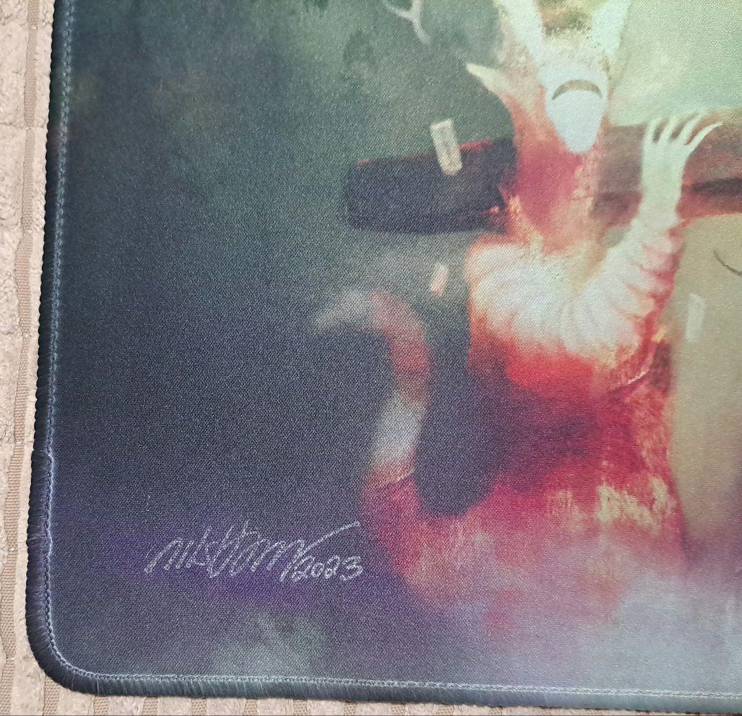 MTG冥途灯りの行進 プレイマット Nils Hamm直筆サイン入り 証明書付き