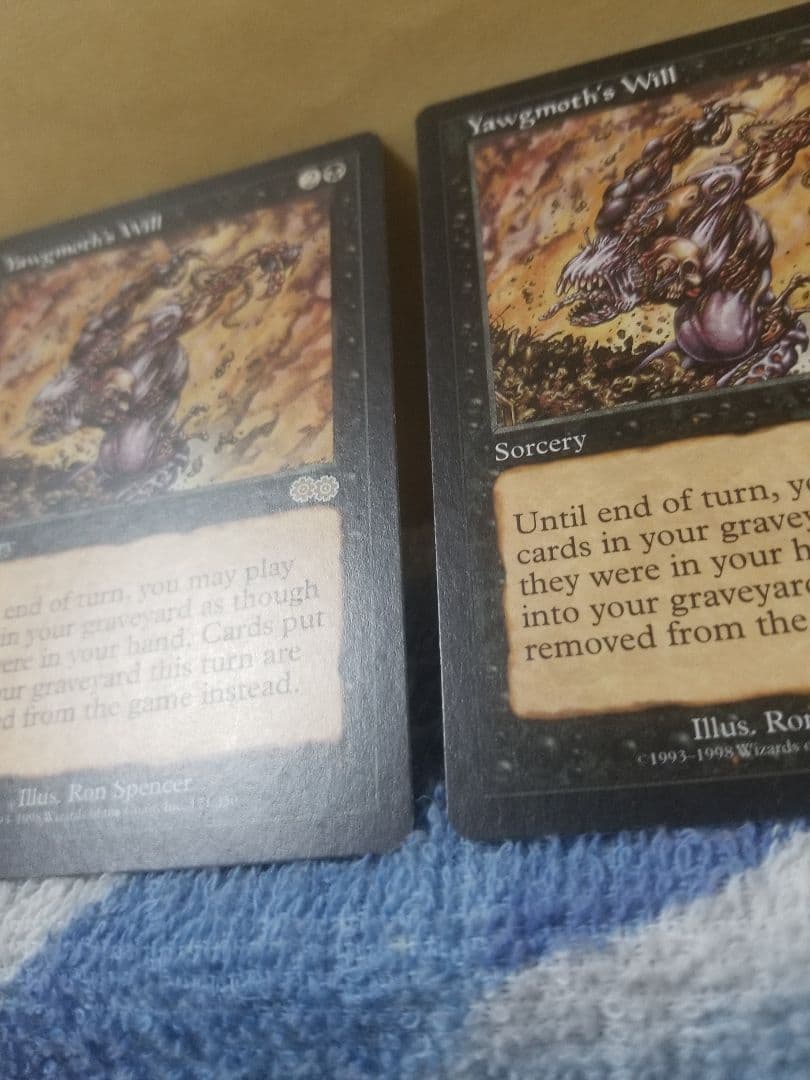 ☆*☆様 匿名受取】ヨーグモスの意志 YawgmothsWill 2枚