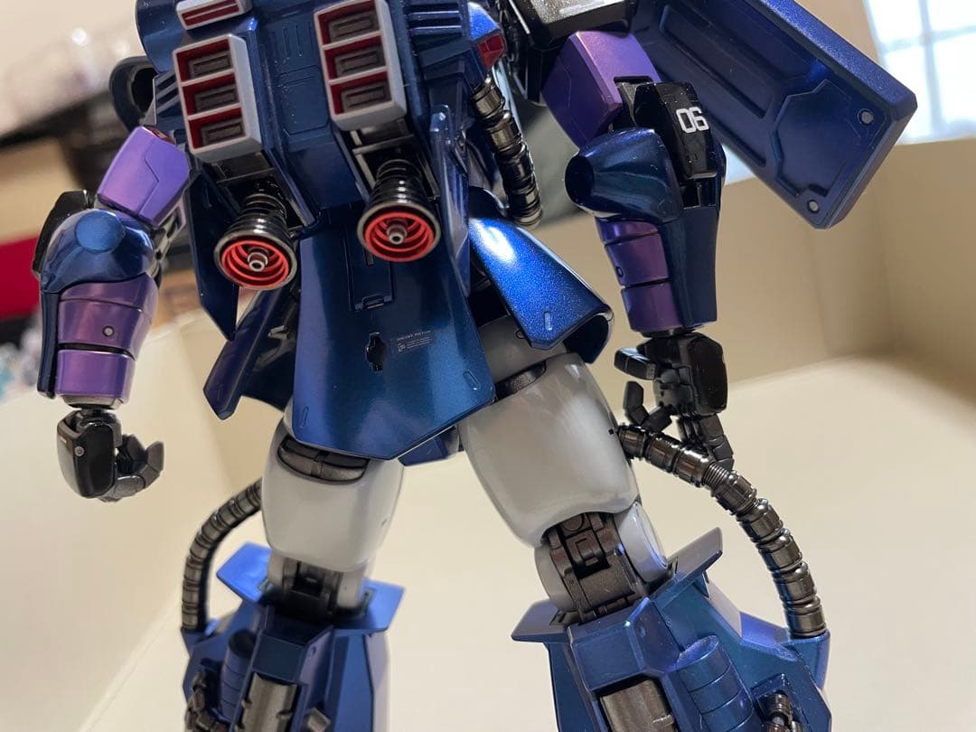 【オリジナル塗装、完成品】ザクII 黒い三連星仕様 Ver.2.0