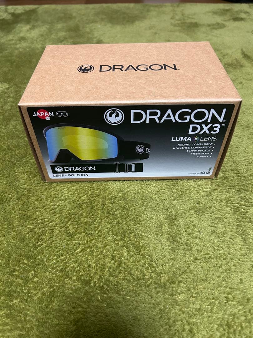 DRAGON DX3 ゴーグル 25-26 ゴールドアイオン