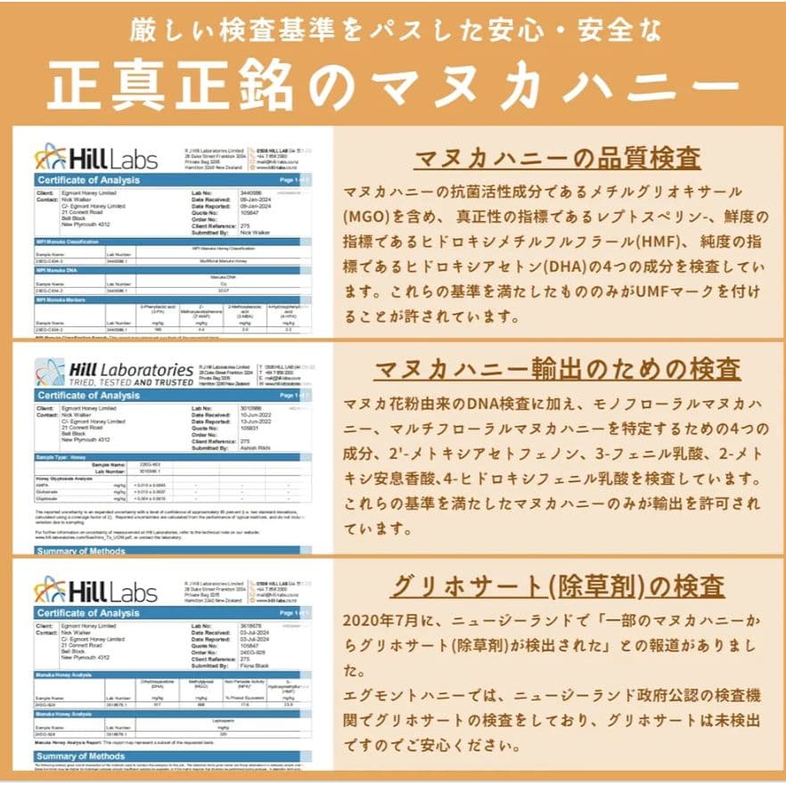 エグモント■マヌカハニーUMF23+MGO1050+■送料込■eg-12