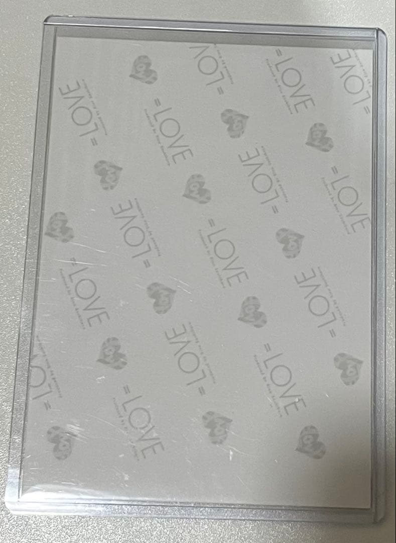 =LOVE 佐々木舞香 直筆 絶対アイドル辞めないで