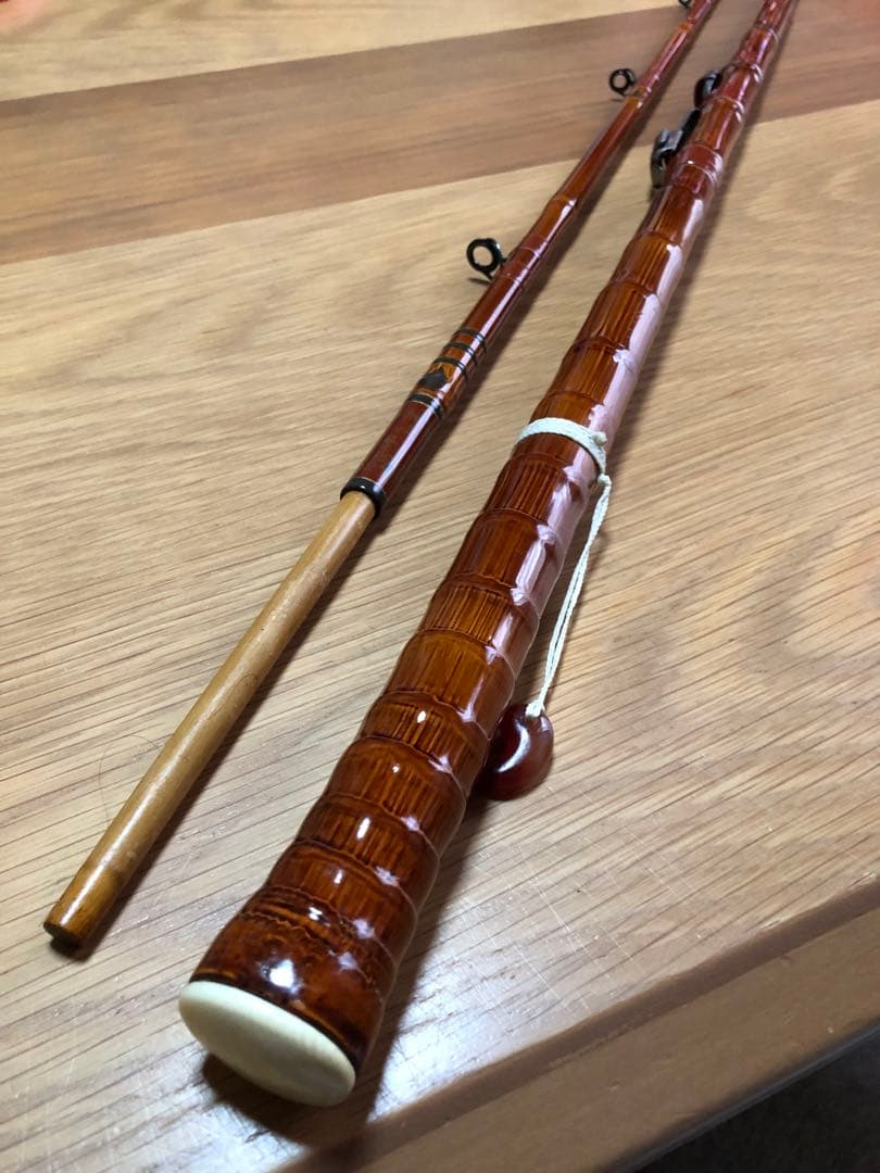 横浜竿　マイスター汐よし作カワハギ竿（全竹）