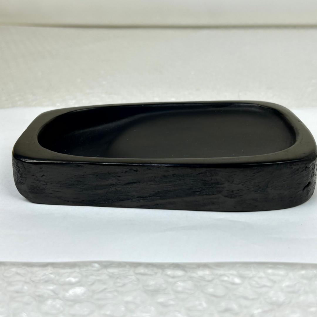 【美品　新品？】雨畑硯　峯硯堂本舗　山梨の名工　雨宮正廣（峯硯）　天然硯　共桐箱