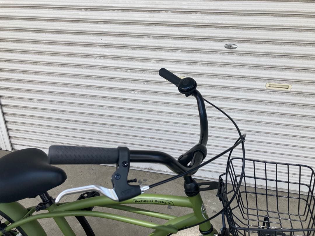 FOD_オリーブグリーン_20インチ 子供用ビーチクルーザー