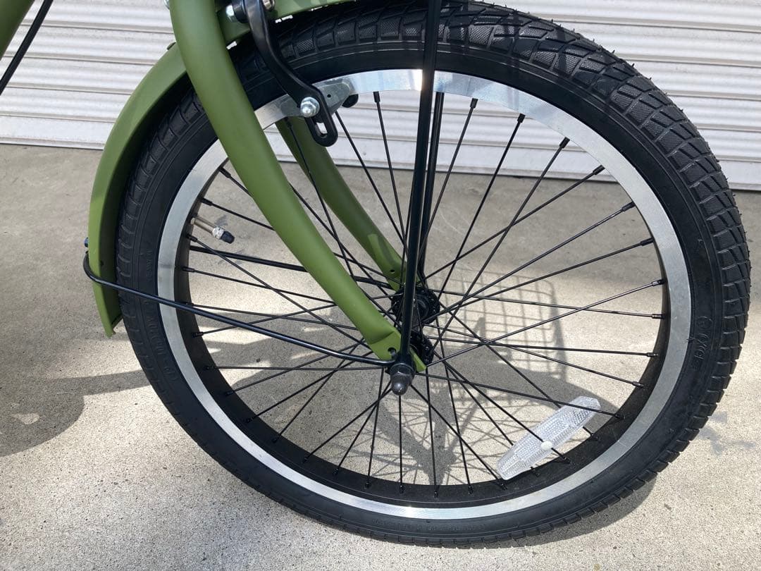 FOD_オリーブグリーン_20インチ 子供用ビーチクルーザー