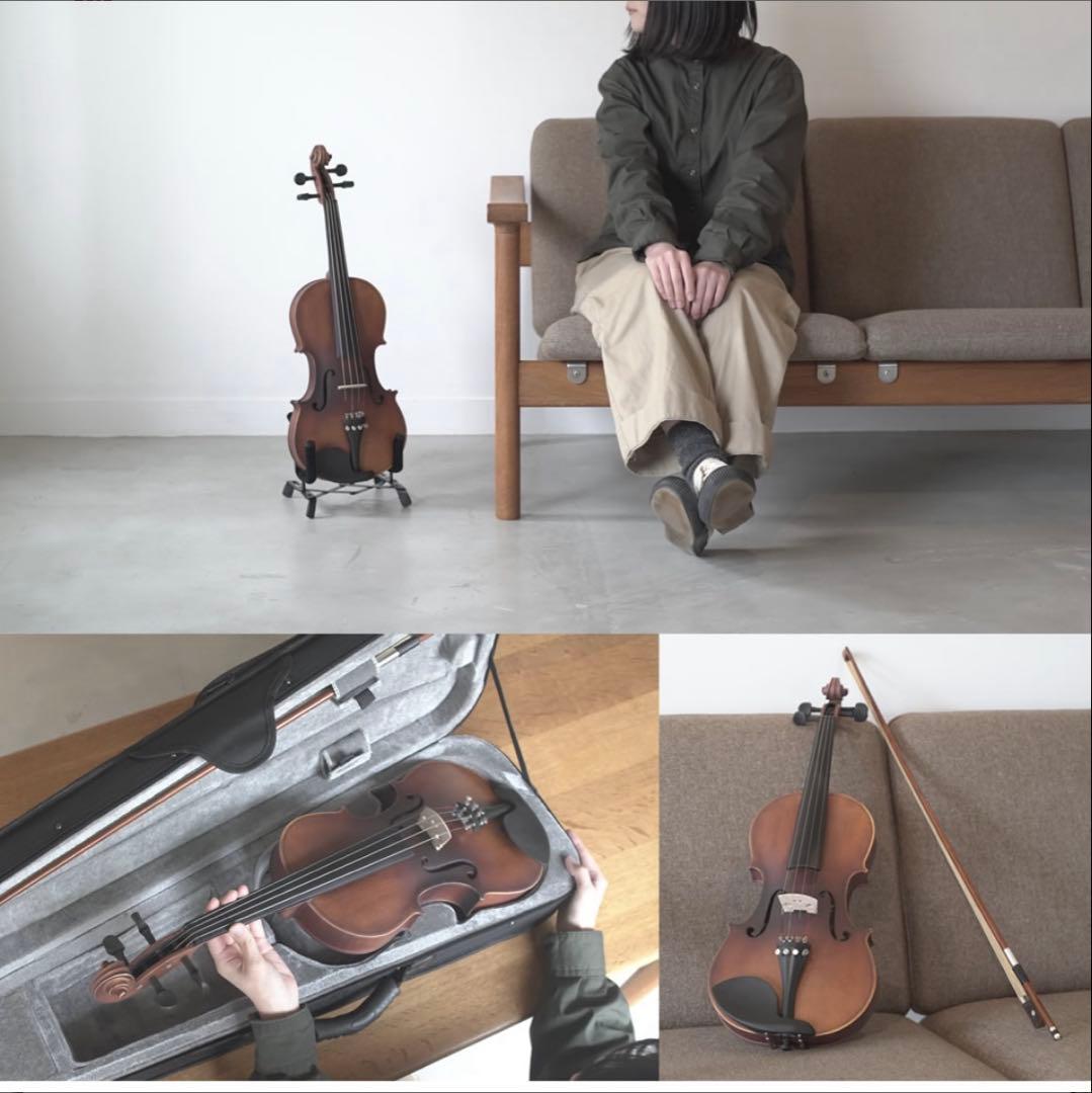 ✨美品、早い者勝ち！✨ ホワイト ヴァイオリンセット