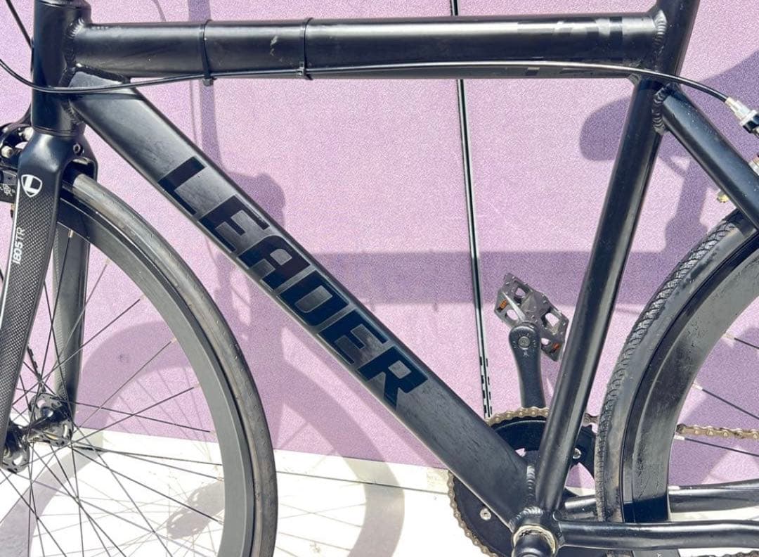 LEADER シングルスピードバイクブラック1805TR 状態良