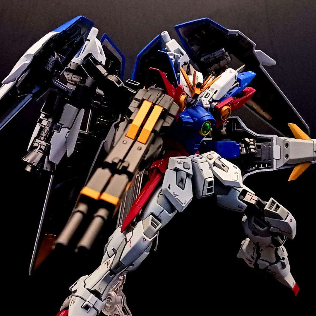 RG　ウイングガンダムゼロ　改修 塗装 完成品