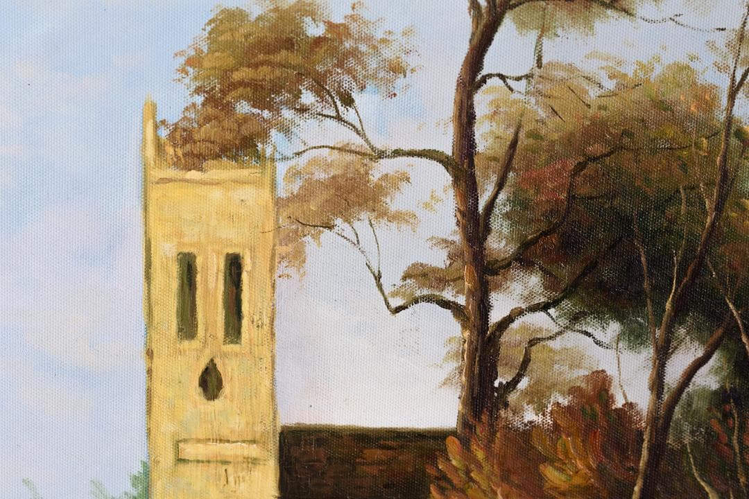 未使用高級ゴールド額付★手書き油絵★外寸約880×660mm 玄関やリビング15